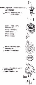 Page C Diagram and Parts List for 9410BT  Eureka Upright Vacuum
