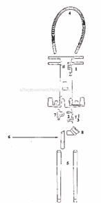 Page A Diagram and Parts List for 9410DTX  Eureka Upright Vacuum
