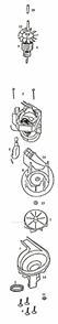 Part Location Diagram of 54363-3 Eureka Motor Assembly Pkgd