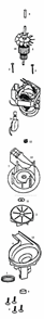 Page C Diagram and Parts List for 9410ET  Eureka Upright Vacuum