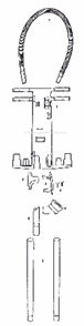 Page A Diagram and Parts List for 9615DT  Eureka Upright Vacuum