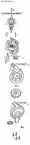 Page C Diagram and Parts List for 9615DT  Eureka Upright Vacuum