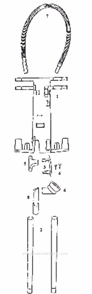 Page A Diagram and Parts List for 9620DT  Eureka Upright Vacuum