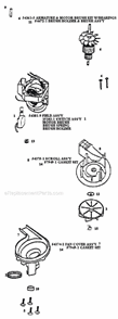 Page C Diagram and Parts List for 9621ATH  Eureka Upright Vacuum