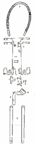 Page A Diagram and Parts List for 9621ATV  Eureka Upright Vacuum