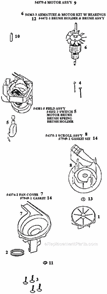 Page C Diagram and Parts List for 9720AT  Eureka Upright Vacuum