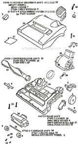 Part Location Diagram of 54356-11 Eureka Hood Conversion Kit