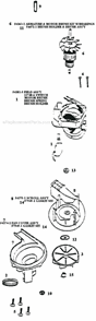 Page C Diagram and Parts List for 9721AT  Eureka Upright Vacuum
