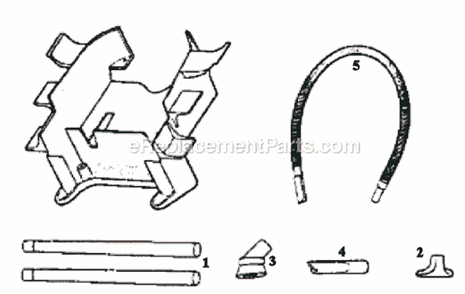 Page B Diagram and Parts List for 9730AT  Eureka Upright Vacuum