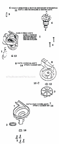 Page C Diagram and Parts List for 9732AT  Eureka Upright Vacuum