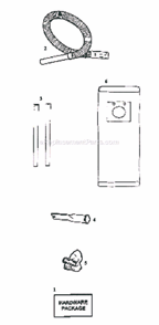 Page A Diagram and Parts List for 9735AT  Eureka Upright Vacuum