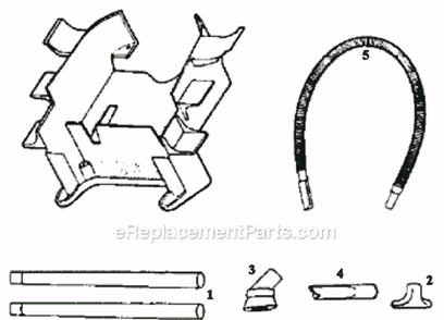 Page A Diagram and Parts List for 9740AT  Eureka Upright Vacuum