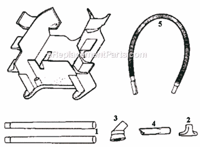 Page A Diagram and Parts List for 9750AT  Eureka Upright Vacuum