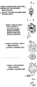 Page C Diagram and Parts List for 9824AT  Eureka Upright Vacuum