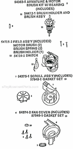 Page D Diagram and Parts List for 9834BT  Eureka Upright Vacuum