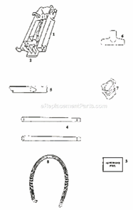 Page A Diagram and Parts List for 9834DT  Eureka Upright Vacuum