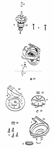 Page C Diagram and Parts List for 9834DT  Eureka Upright Vacuum