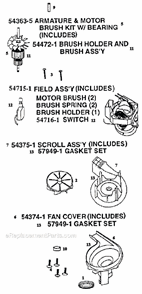 Page C Diagram and Parts List for 9845BT  Eureka Upright Vacuum