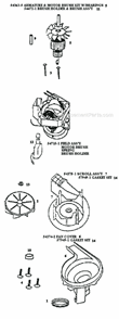 Page C Diagram and Parts List for 9855BTH  Eureka Upright Vacuum