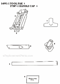 Page A Diagram and Parts List for 9855BTV  Eureka Upright Vacuum