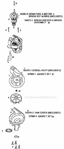 Page C Diagram and Parts List for 9855BT  Eureka Upright Vacuum