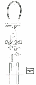Page A Diagram and Parts List for 9856AT  Eureka Upright Vacuum