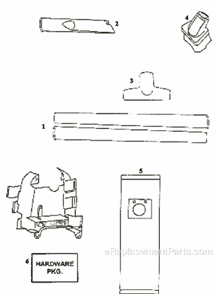 Page A Diagram and Parts List for 9875DT  Eureka Upright Vacuum
