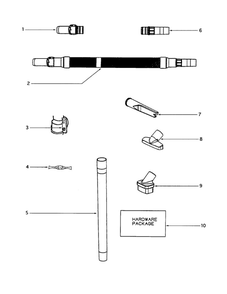 Hose Diagram and Parts List for S4170AT-1  Eureka Upright Vacuum