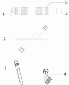 Part Location Diagram of 090198-119N Eureka Wand, Short