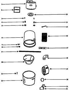 Part Location Diagram of 60137 Eureka Mounting screw