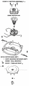 Page B Diagram and Parts List for C2031B  Eureka Upright Vacuum