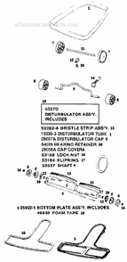 Part Location Diagram of 54256 Frigidaire Brg & Ret Assembly