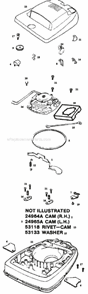 Page D Diagram and Parts List for C2031E  Eureka Upright Vacuum