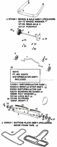 Page C Diagram and Parts List for C2032A  Eureka Upright Vacuum