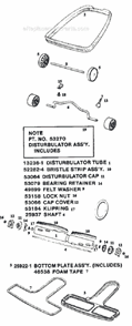 Page C Diagram and Parts List for C2094B  Eureka Upright Vacuum