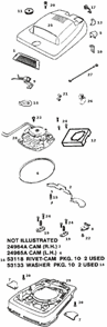 Page A Diagram and Parts List for C2094D  Eureka Upright Vacuum