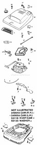 Page A Diagram and Parts List for C2094E  Eureka Upright Vacuum