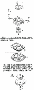 Page B Diagram and Parts List for C2094E  Eureka Upright Vacuum