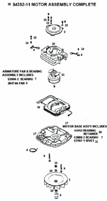 Page C Diagram and Parts List for C2194A  Eureka Upright Vacuum