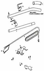 Page D Diagram and Parts List for C2194A  Eureka Upright Vacuum