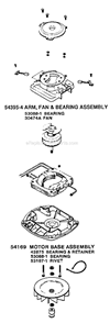 Page B Diagram and Parts List for C4046D  Eureka Upright Vacuum