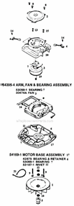 Page B Diagram and Parts List for C4046E  Eureka Upright Vacuum