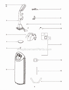 Part Location Diagram of 73175-1SV Frigidaire Upper Handle Assembly