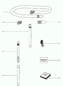 Page A Diagram and Parts List for R2900A  Eureka Upright Vacuum