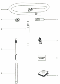 Page A Diagram and Parts List for R2901A  Eureka Upright Vacuum