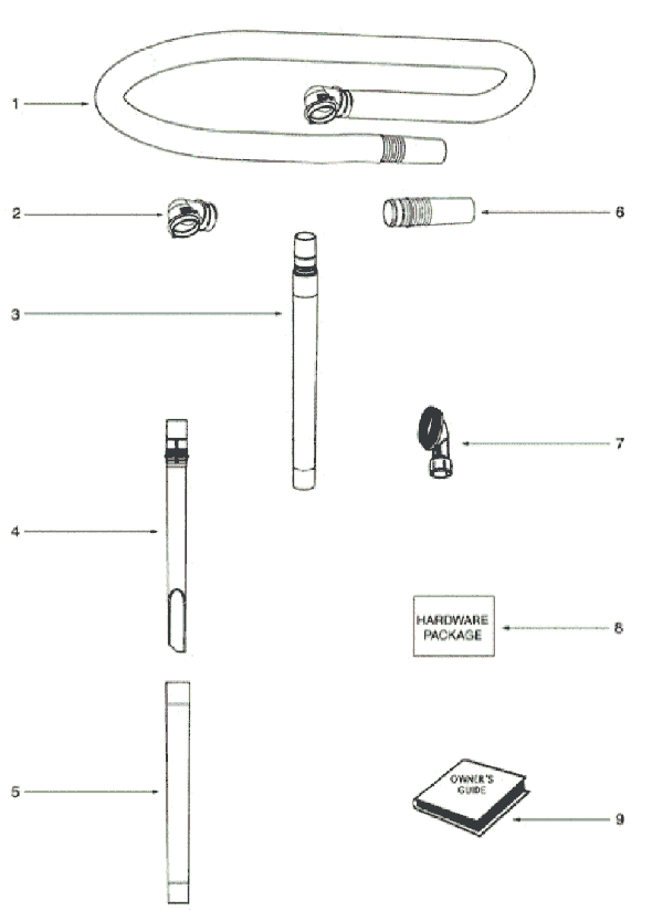 Page A Diagram and Parts List for R2901A  Eureka Upright Vacuum