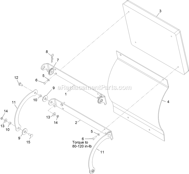 Cushion Assembly Diagram and Parts List for VTS541CKA36300 (315000000-315999999)(2015) Exmark Lawn Mower