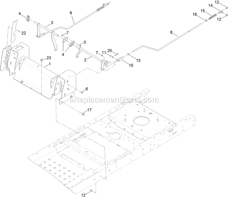 Motion Control Assembly Diagram and Parts List for QSS725GKC50200 (315000000-315999999)(2015) Exmark Lawn Mower
