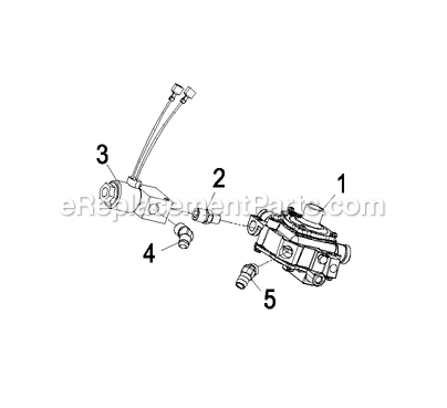 Lp Regulator Solenoid Assembly Diagram and Parts List for LZAS29KA724LP (850000-919999)(2010) Exmark Lawn Mower