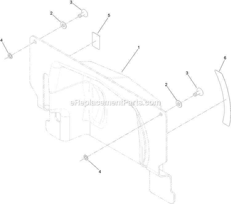 Transaxle Cover Assembly Diagram and Parts List for SSS270CSB00000 (402082300-404314158)(2018) Exmark Sprayer